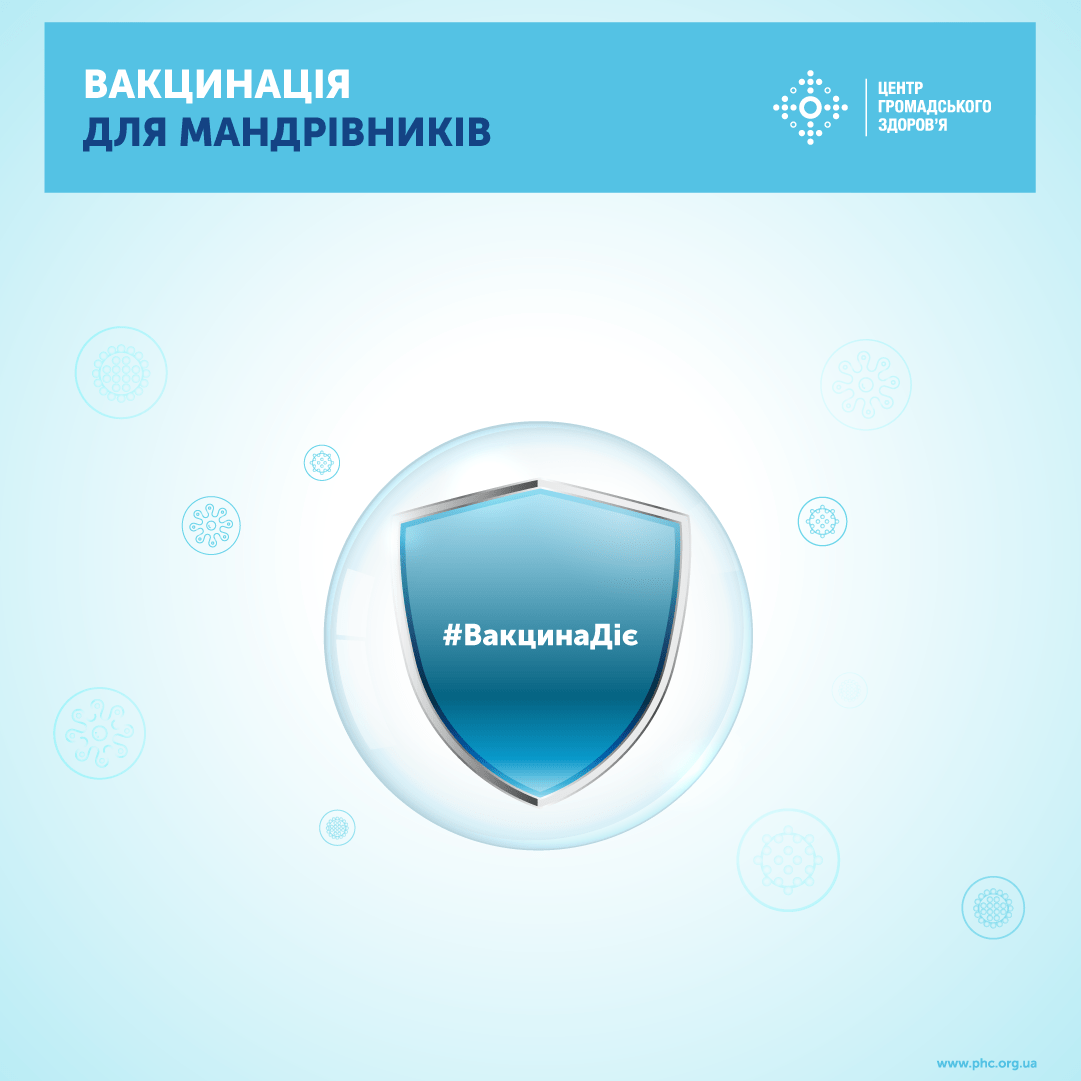 Завершуємо тиждень імунізації вакцинацією для мандрівників