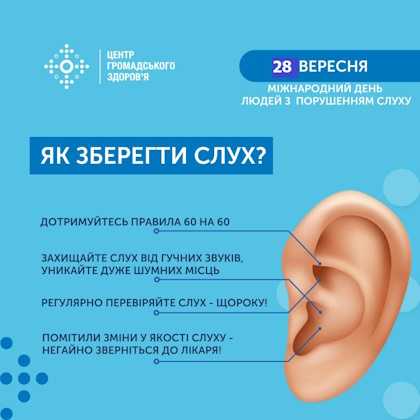 Як зберегти слух?