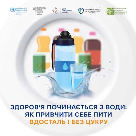 Як привчити себе пити вдосталь і без цукру