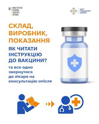 Як читати інструкцію до вакцини