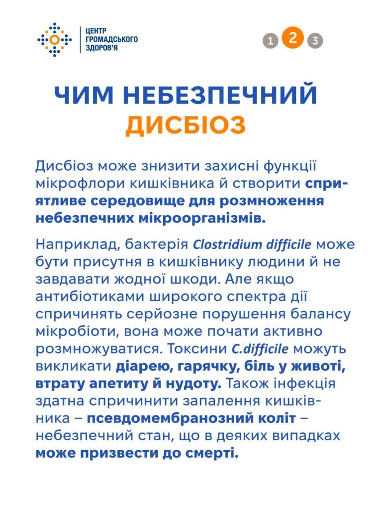 Як антибіотики впливають на мікрофлору кишківника