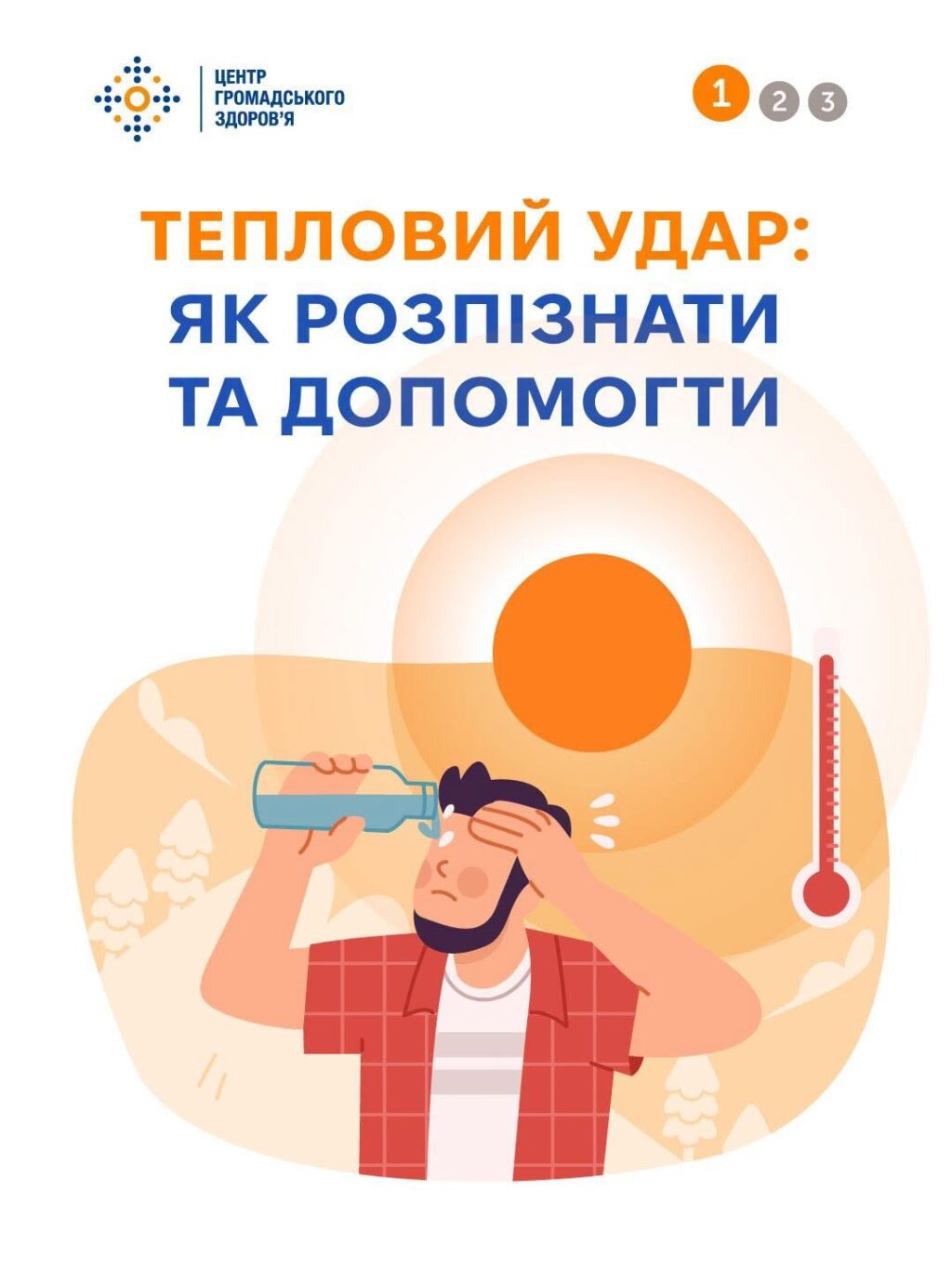 Тепловий удар: як розпізнати та допомогти