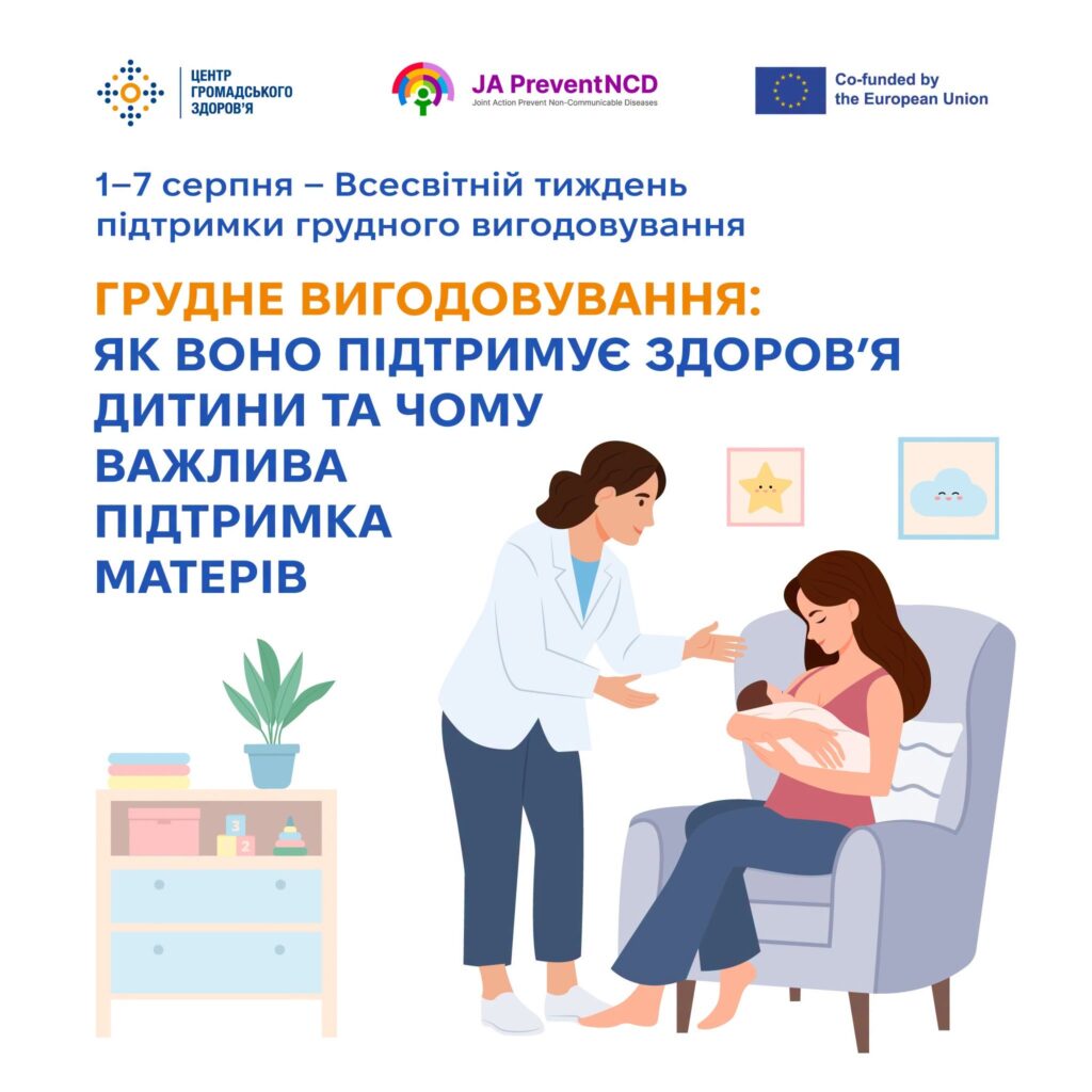 1-7 серпня - Всесвітній тиждень підтримки грудного вигодовування